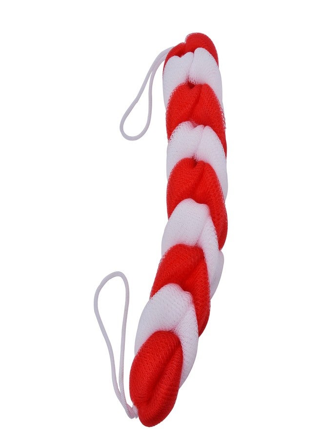 Panache Shower Sponge, Red and White - Image 4