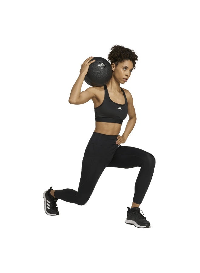 Adidas Opt Pow Ess 7/8 Black Training Tights For Women 2XS  - Image 4