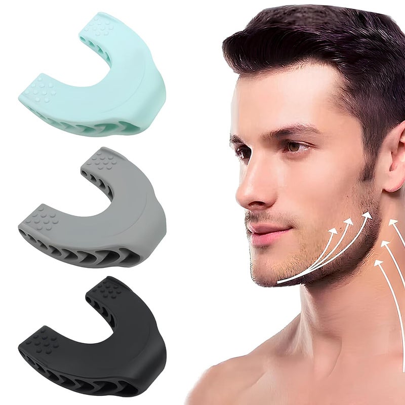 Tonity Tonity Premium Facial Exerciser Jawline Exerciser for Men and Women Tighten Tone Strengthen Target your jawline chin lips and cheekbones Foodgrade Silicone Multicolor Multicolor 1 PCS FREE SIZE  - Image 1
