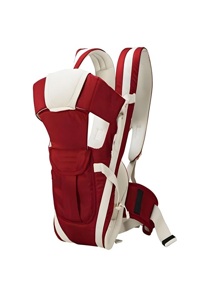 Laee cute Baby Carrier 4 in 1/Carry Bag/Cuddler Kids Facing in and Out Position Baby Carrier (Orange) - Image 1