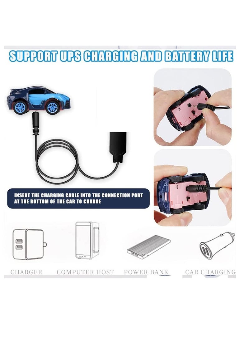 Generic - Mini Cartoon RC Car Analog Watch, 2.4G Long Distance Infrared Remote Control Sensing Model Car Toys, Racing Car Watch, Interactive Game Toys - Image 1