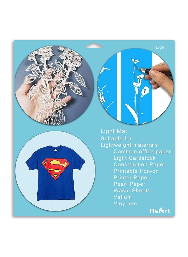 KASTWAVE Cutting Mat Variety for Cricut 3 Pack Stronggrip Standardgrip Lightgrip Adhesive Cut Mat - Image 3