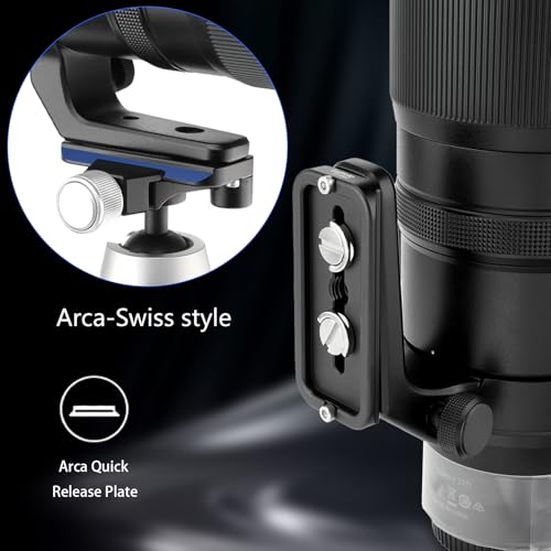 Leftfoto Lens Plate for Nikon Nikkor Z 180-600mm F5.6-6.3 VR Lens, Lens Replacement Foot Mount-Arca Swiss Style-Permanent Style. - Image 3