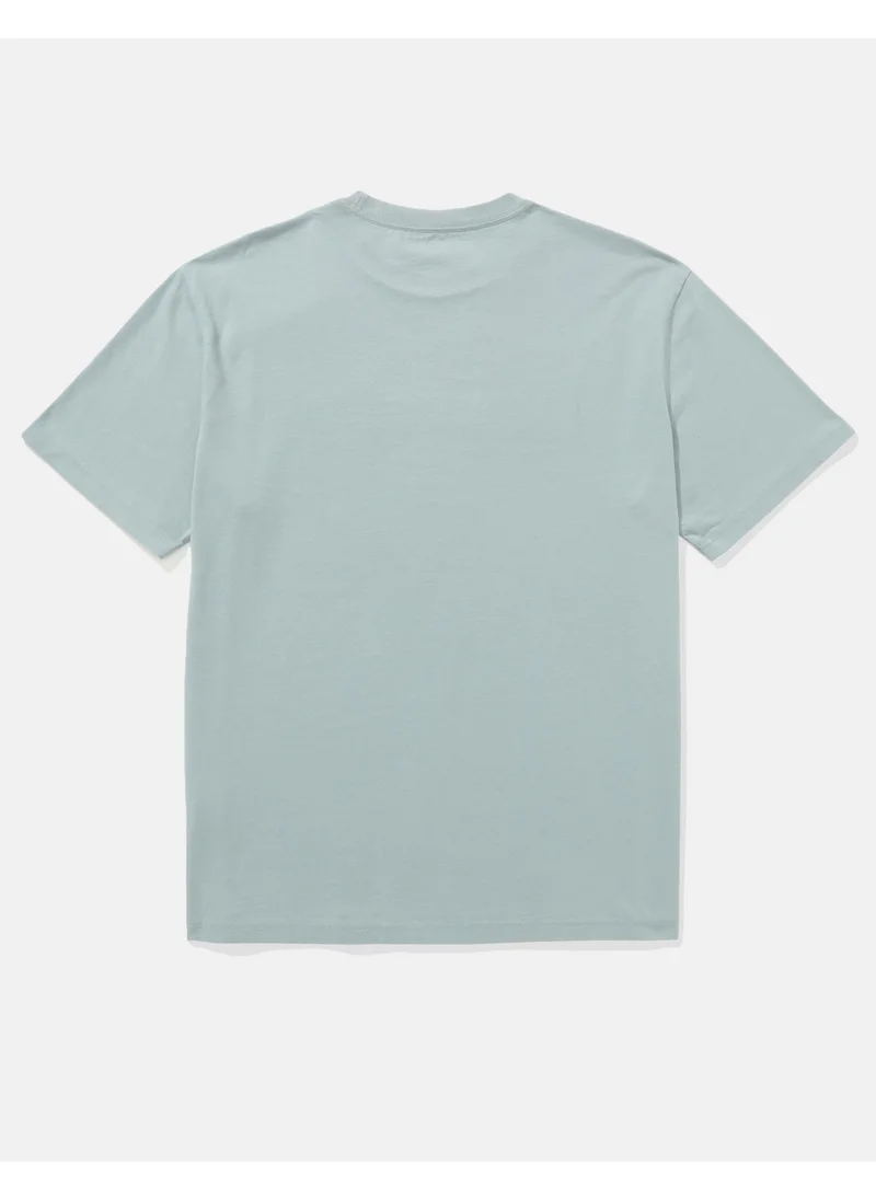 American Eagle AE Applique Logo Graphic T-Shirt