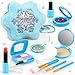 xFFFun Pretend Makeup Kit for Toddlers 35 Kids Play Makeup Set for Girls 34 46 Frozen Toddler Fake Make Up Toys with Purse Princess Birthday Gift for Little Girls 3 4 5 6 Year Old - Image 2