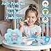 xFFFun Pretend Makeup Kit for Toddlers 35 Kids Play Makeup Set for Girls 34 46 Frozen Toddler Fake Make Up Toys with Purse Princess Birthday Gift for Little Girls 3 4 5 6 Year Old - Image 4