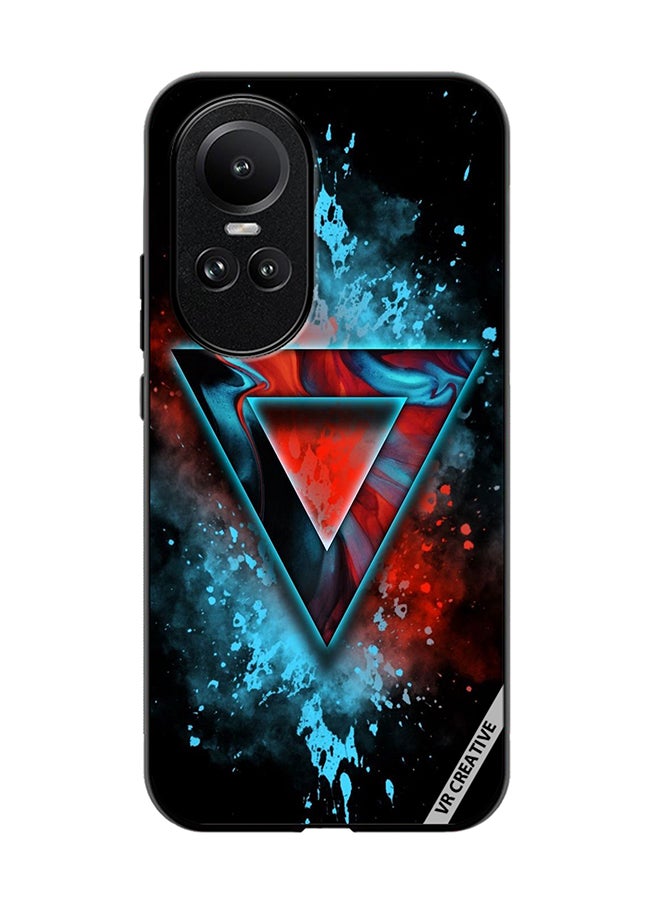 VR CREATIVE Protective Case Cover For Oppo Reno 10 Pro Logo Design Multicolour - Image 1