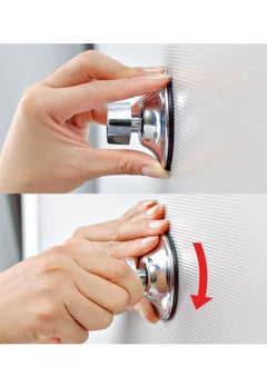 EVERLOC Everloc Napkin and Towel Holder, No Drilling, No Screws, No Glue, No Adhesive, Vacuum Suction Wall Mounted Chrome Rod For Kitchen and Bathroom, Easy and Quick Install, EVL-10205  - Image 4