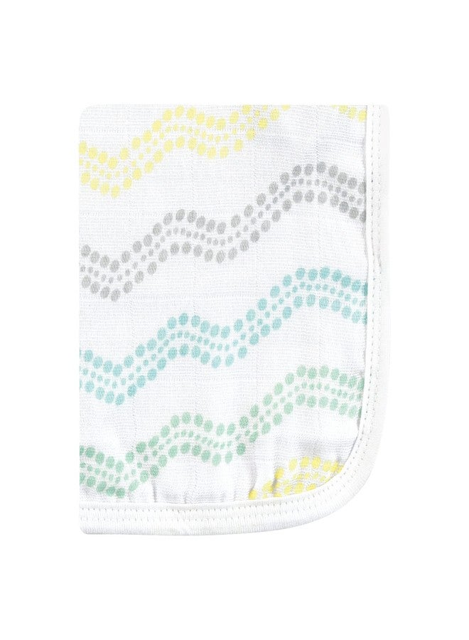 Luvable Friends Unisex Baby Muslin Washcloths, Basic Elephant, One Size - Image 4