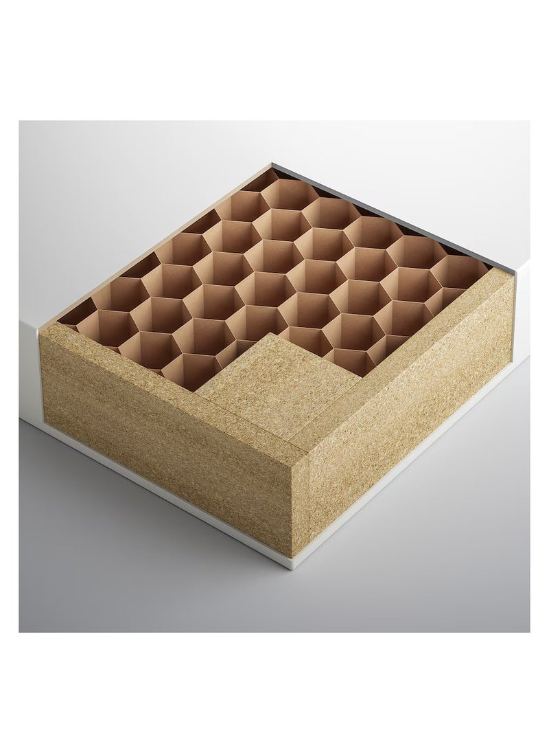 Generic - Lack Side Table - Small Table - Coffee Table Particleboard & Fibreboard Black-Brown 55x45x55 cm - Image 1