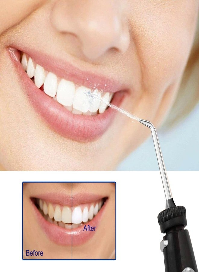 RAXSEG ملحقات العناية بالفم من RAXSEG متوافقة مع جهاز Waterpik WP-100 و WP-900، طقم استبدال لجهاز تنظيف الأسنان المائي Ultra، عبوة من مقبض/خرطوم واحد (أسود) - Image 4