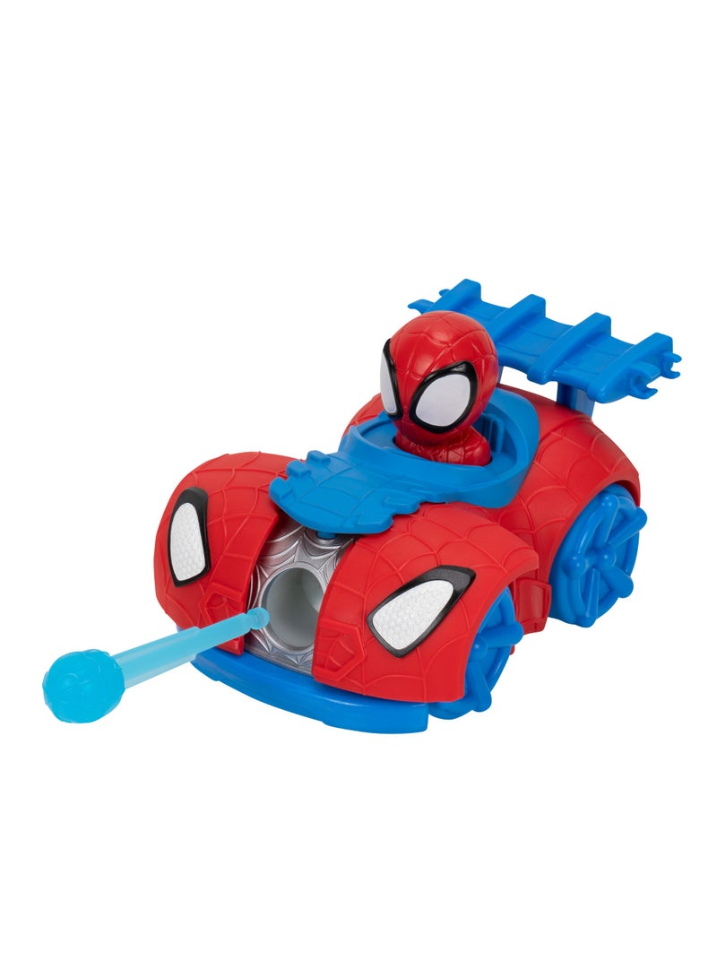 MARVEL سيارة سبايدي وأصدقائه ويب دارت زومر - سبايدي | مارفل | سبايدرمان | سيارة لعبة | سيارة ألعاب | ألعاب قابلة للجمع | تشجع على اللعب الخيالي وتطوير المهارات الحركية | هدية للأطفال والرضع - Image 3