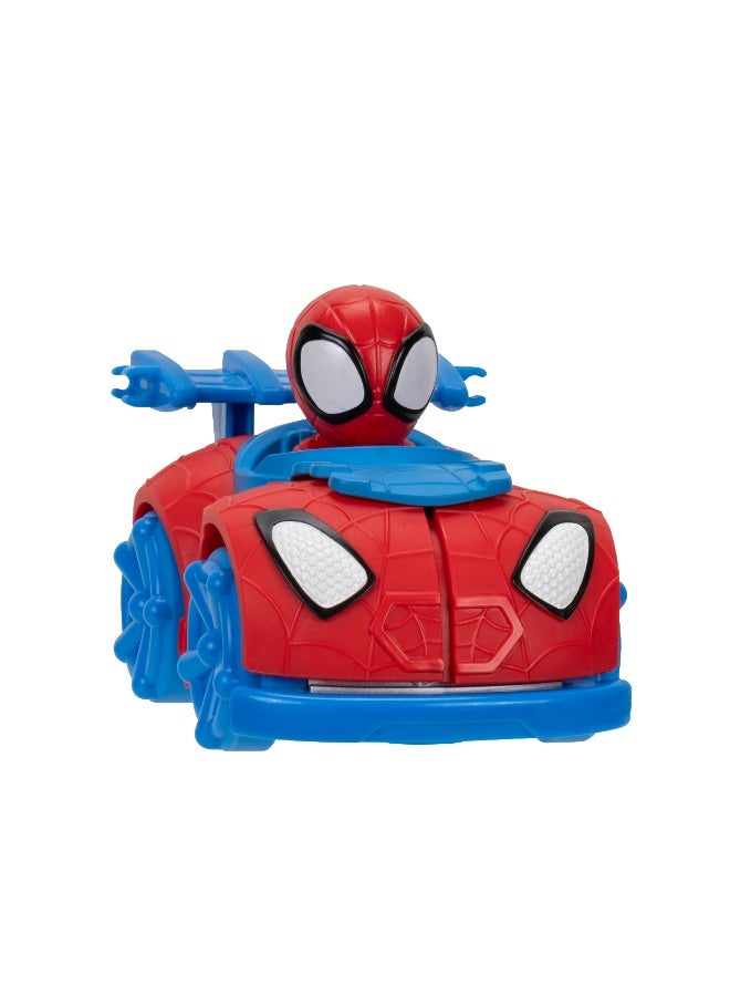 MARVEL سيارة سبايدي وأصدقائه ويب دارت زومر - سبايدي | مارفل | سبايدرمان | سيارة لعبة | سيارة ألعاب | ألعاب قابلة للجمع | تشجع على اللعب الخيالي وتطوير المهارات الحركية | هدية للأطفال والرضع - Image 4