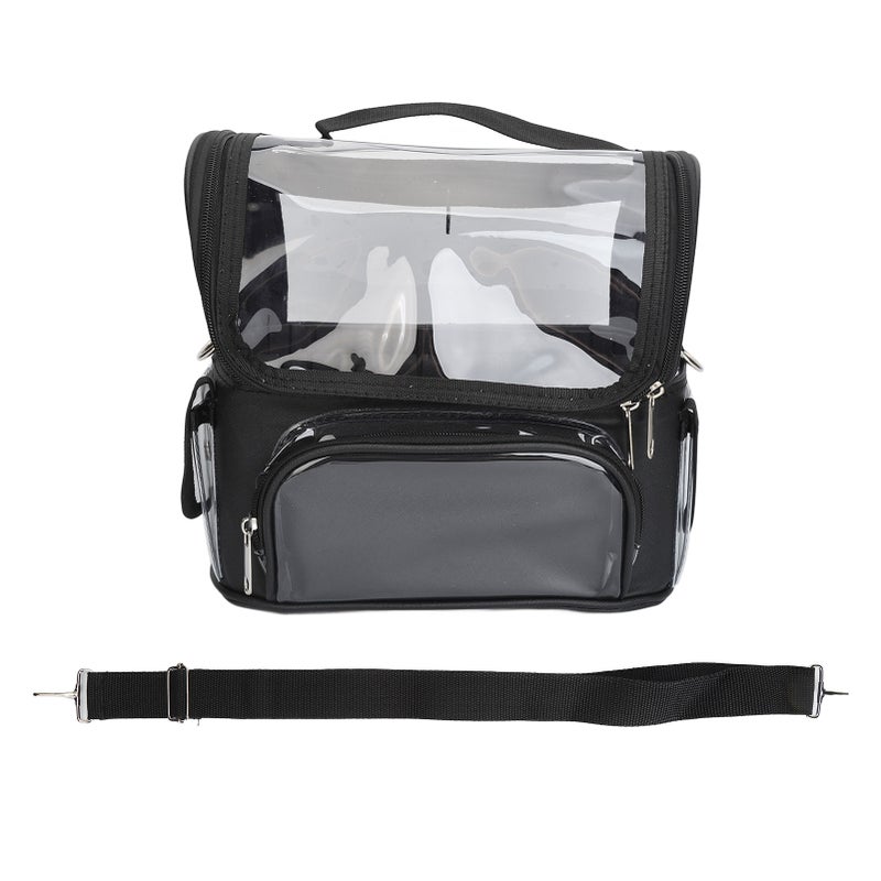 Shave Tools Storage Bag Large Capacity Multifunctional Stylish Portable Barber Tool Bag for Salon Home - Image 1