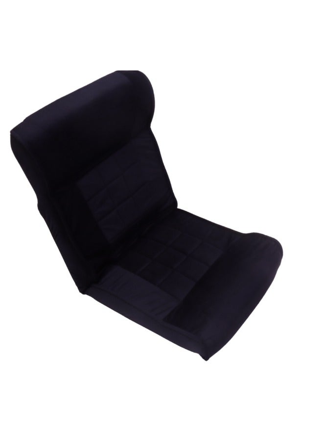 SMART HOME Folding Floor Chair with Fully Adjustable Backrest, Soft Velvet Upholstered Chair with Comfortable Inner Padding Suitable for Travel, Picnics, Camping and Outdoor Enjoyment - Image 3