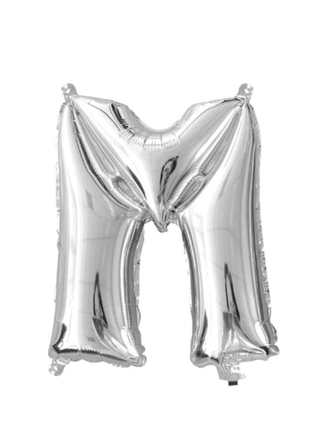 NIBEMINENT Shining Alphabet M Letter Hanging Foil Balloon - Image 1