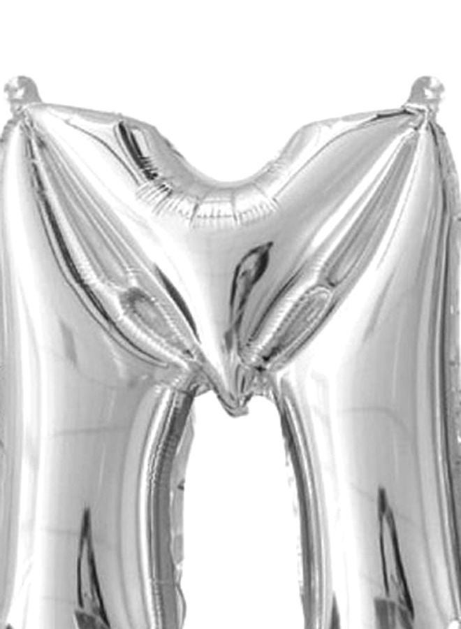 NIBEMINENT Shining Alphabet M Letter Hanging Foil Balloon - Image 2