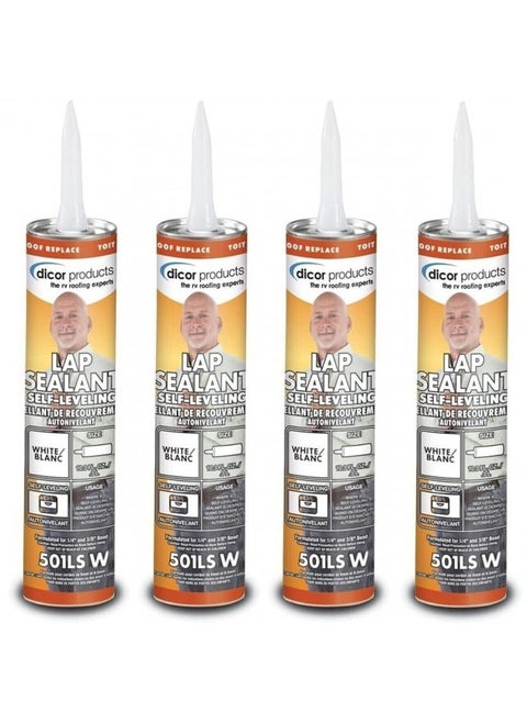 Dicor 501Lsw-1 Self-Leveling Lap Sealant, 4 Pack