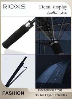 Extra Large Size Automatic Open Double Layer Golf Umbrellas Waterproof Windproof  Sun Rain Protection Umbrella with Comfortable Handle - pzsku/ZCD10BFD6F33B8ABB2334Z/45/_/1739612508/0147d02a-9568-4fa5-80db-1f78a2a6e0e9