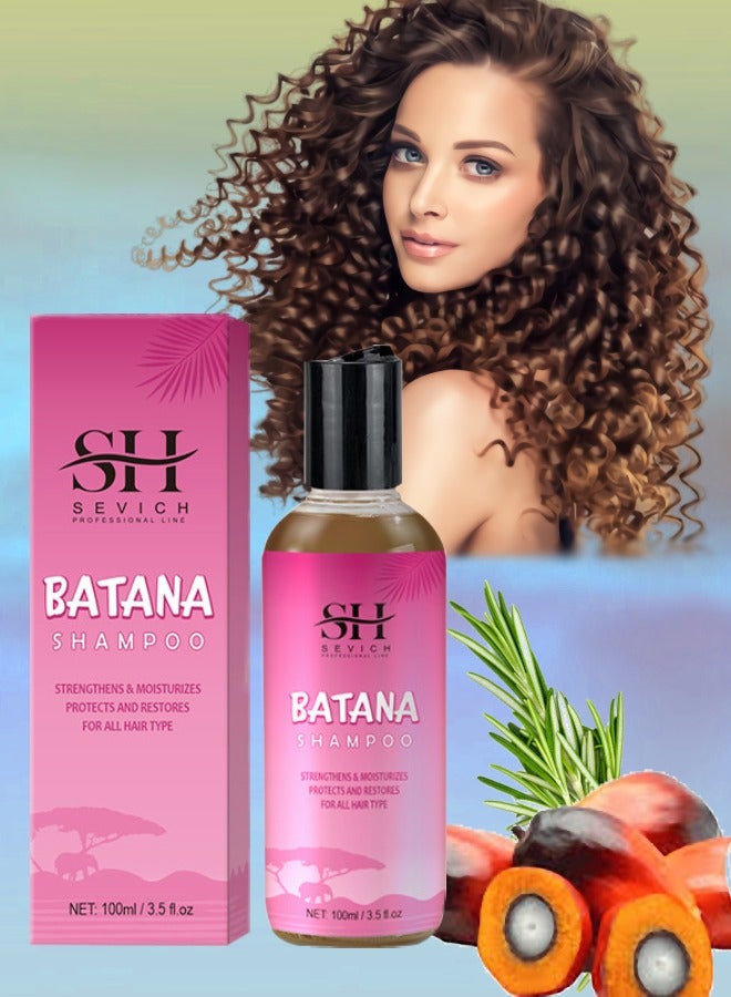 Sevich 100ml Batana Oil Shampoo Natural 100% Raw Batana Oil Hair Care Shampoo for Strengthens Nourishes Moisturizes Protects Restores Hair and Repair Damaged Hair Loss Hair Growth All Hair - Image 1