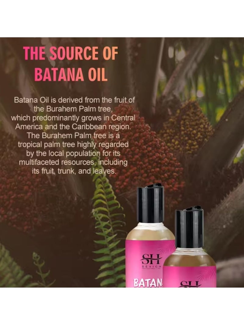 Sevich 100ml Batana Oil Shampoo Natural 100% Raw Batana Oil Hair Care Shampoo for Strengthens Nourishes Moisturizes Protects Restores Hair and Repair Damaged Hair Loss Hair Growth All Hair - Image 4