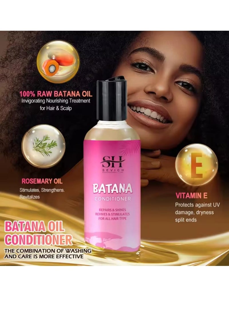 Sevich 100ml Batana Oil Shampoo Natural 100% Raw Batana Oil Hair Care Shampoo for Strengthens Nourishes Moisturizes Protects Restores Hair and Repair Damaged Hair Loss Hair Growth All Hair - Image 5