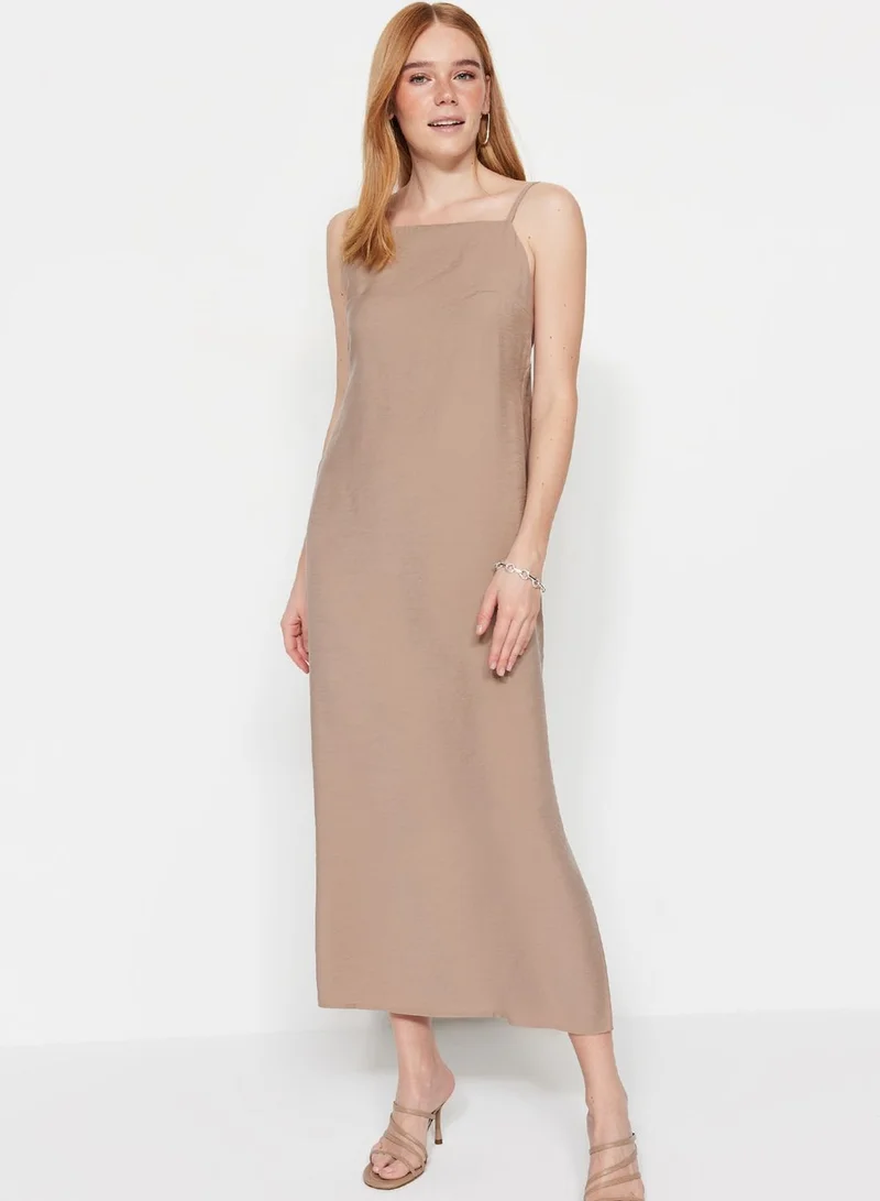 trendyol Strappy Knitted Dress