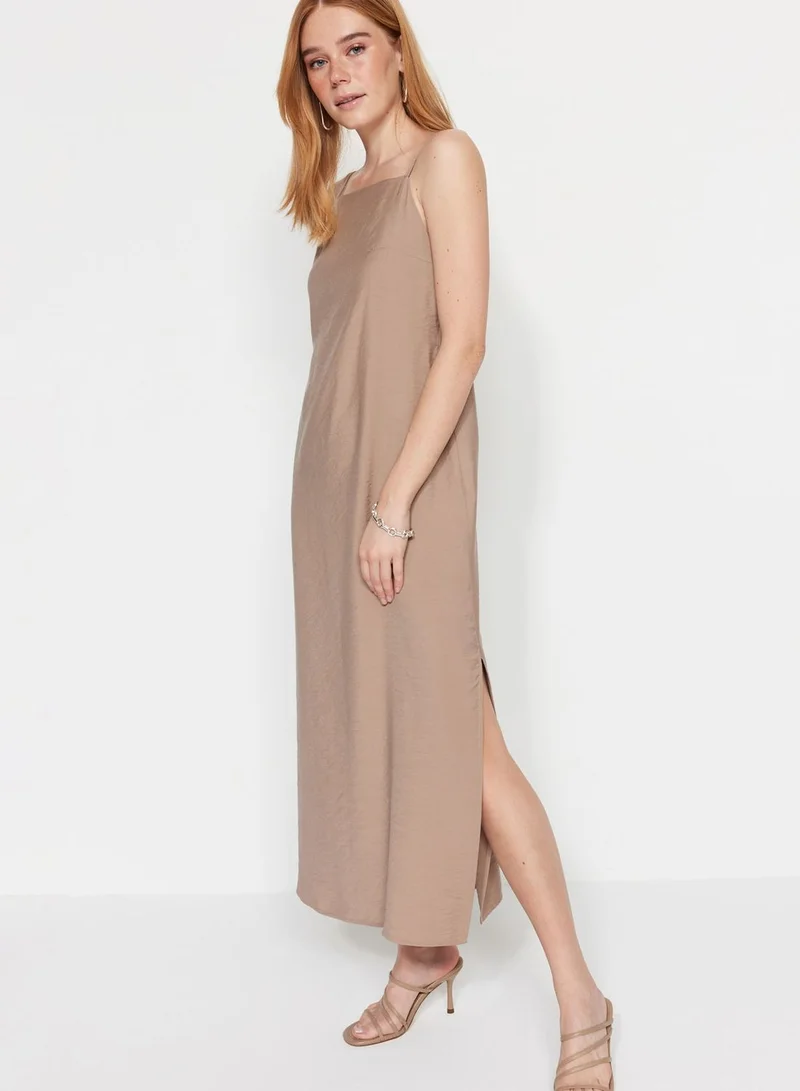 trendyol Strappy Knitted Dress