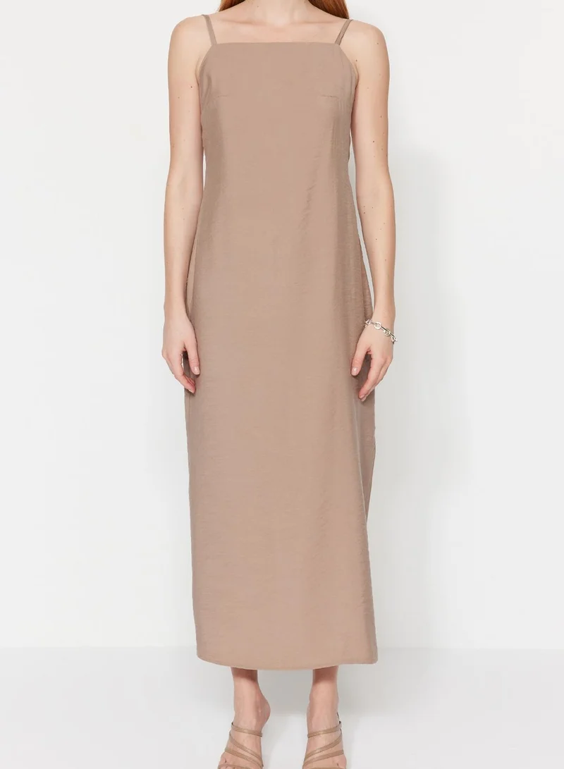trendyol Strappy Knitted Dress