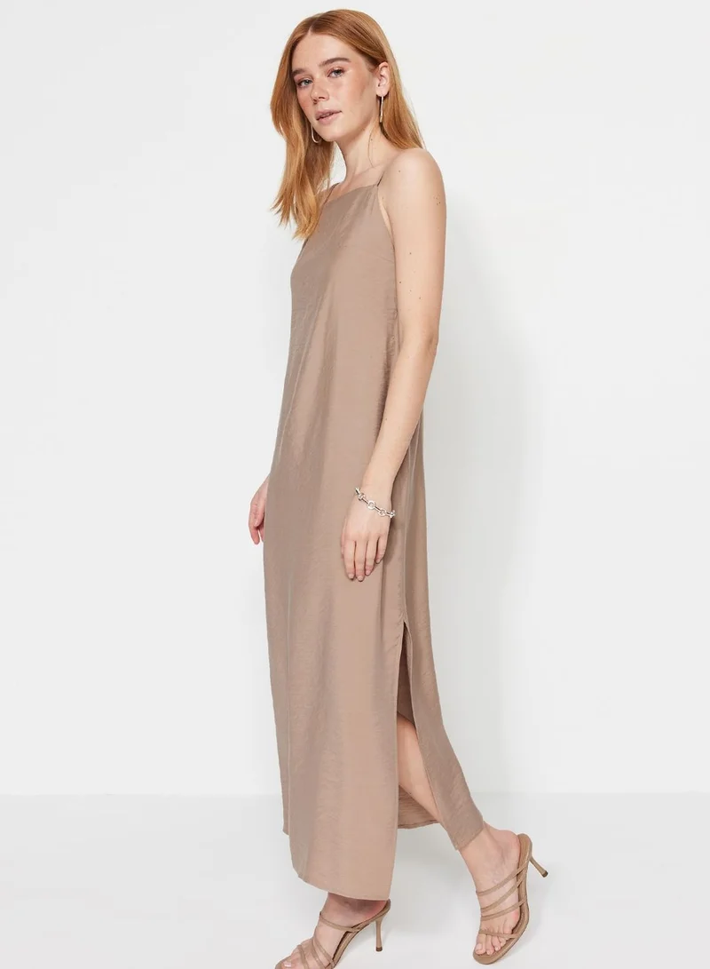 trendyol Strappy Knitted Dress