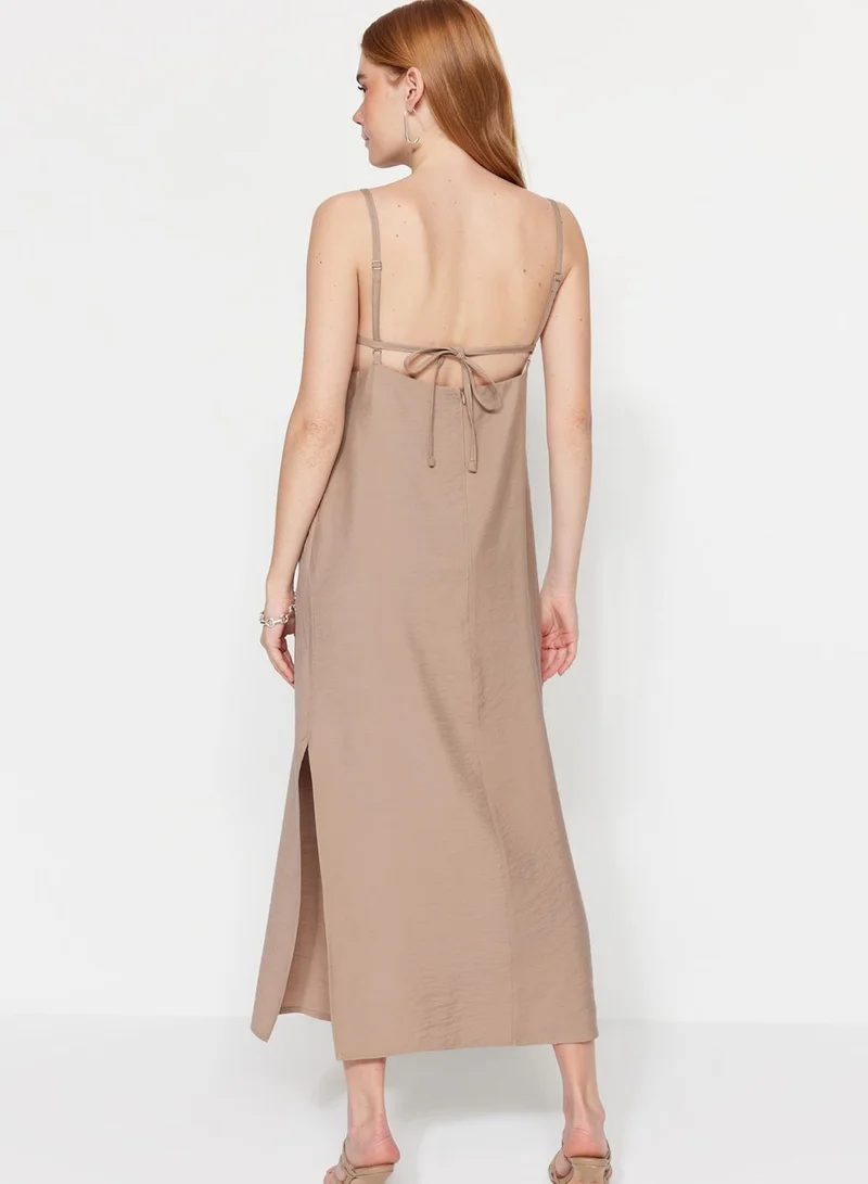 trendyol Strappy Knitted Dress