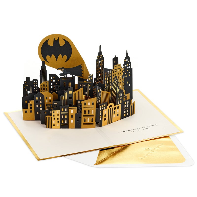 Hallmark Batman Pop Up Birthday Card for Him (Epic Day) Signature Paper Wonder 3D Card - Image 1