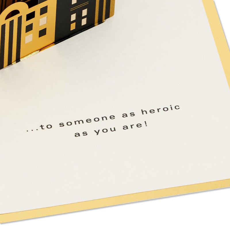 Hallmark Batman Pop Up Birthday Card for Him (Epic Day) Signature Paper Wonder 3D Card - Image 4