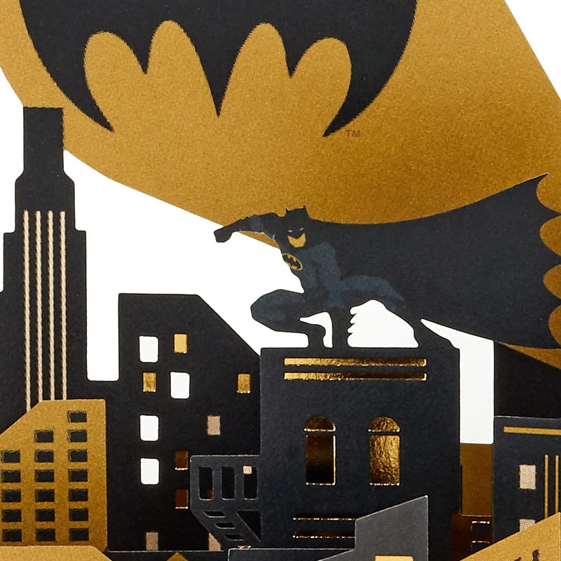 Hallmark Batman Pop Up Birthday Card for Him (Epic Day) Signature Paper Wonder 3D Card - Image 5