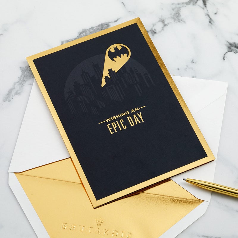 Hallmark Batman Pop Up Birthday Card for Him (Epic Day) Signature Paper Wonder 3D Card - Image 2