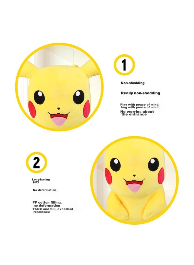 Aoger Pokemon Pikachu Plush Toy Doll, Birthday Gift, Qixi Valentine's Day Present For Boyfriend Girlfriend, Hugging Pillow - Image 2