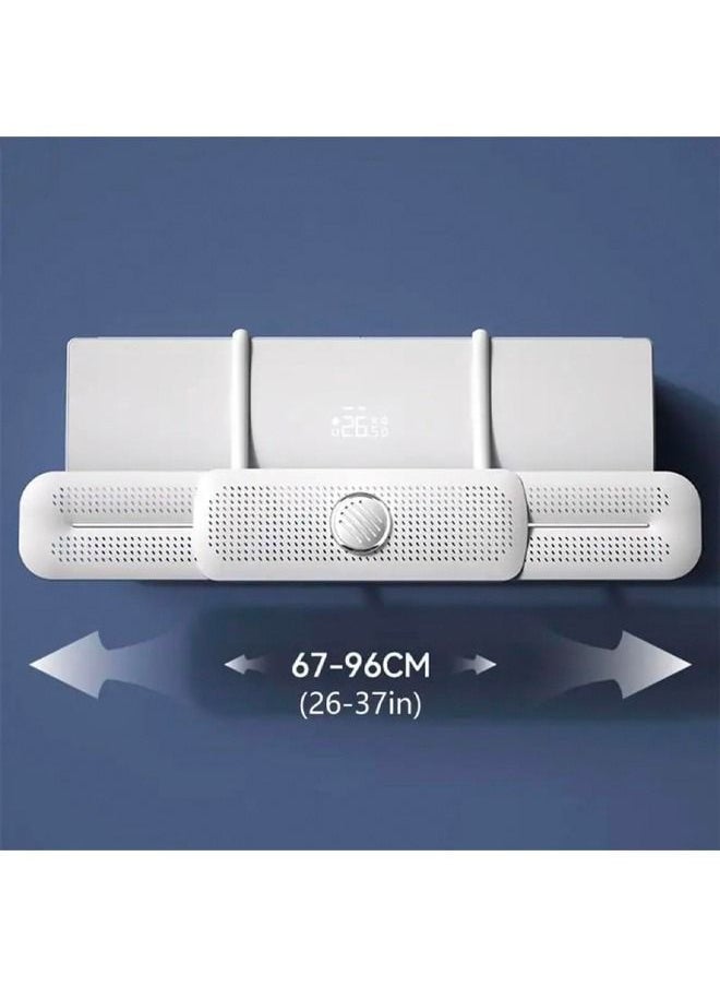 BLUE CORAL Air Conditioning Windshield Blowing Air Deflector Air Conditioning Baffle Outlet Wind Shield Air Conditioner Blowing Shield  - Image 5