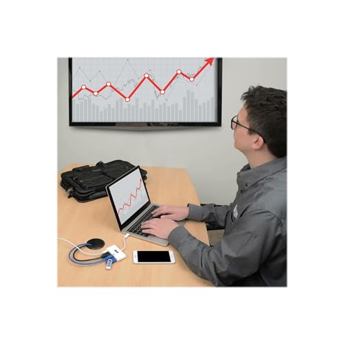 Tripp Lite USB C to HDMI Multiport Video Adapter Converter 1080p w/ USB-A Hub, USB-C PD Charging, Gigabit Ethernet Port (Gbe), Thunderbolt 3 Compatible, USB Type C, USB Type-C (U444-06N-HGU-C) - Image 2
