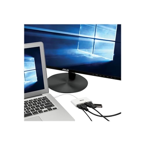 Tripp Lite USB C to HDMI Multiport Video Adapter Converter 1080p w/ USB-A Hub, USB-C PD Charging, Gigabit Ethernet Port (Gbe), Thunderbolt 3 Compatible, USB Type C, USB Type-C (U444-06N-HGU-C) - Image 5