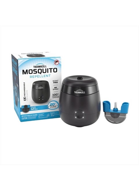 Patio Shield E55 Mosquito Repellent E-Series Rechargeable Repeller; 20' Mosquito Protection Zone; Includes 12-Hour Repellent Refill; No Spray, Flame or Scent; Bug Spray Alternative