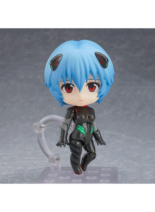 general Neon Genesis Evangelion Ayanami Rei Movable Replacement Face Doll Model Decoration Desktop Decoration Toy Gift for Family and Friends - Image 1