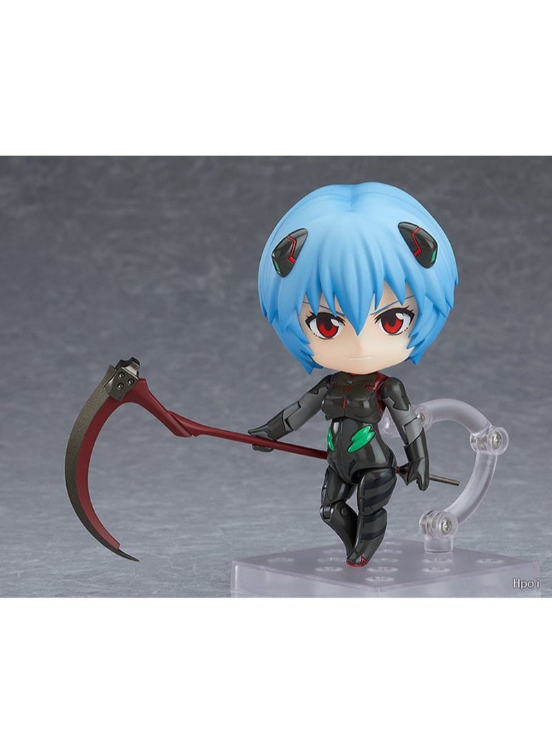 general Neon Genesis Evangelion Ayanami Rei Movable Replacement Face Doll Model Decoration Desktop Decoration Toy Gift for Family and Friends - Image 4