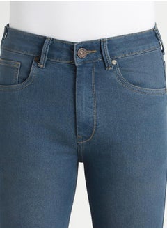 Dennis Lingo Mid Rise Bootcut Jeans with Pockets by Styli  - Image 3