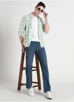 Dennis Lingo Mid Rise Bootcut Jeans with Pockets by Styli  - Image 4