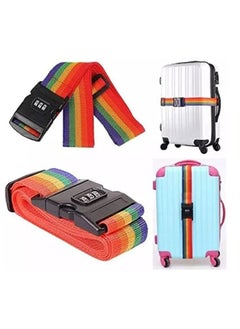 Rubik 78 Inch Heavy Duty Luggage Strap with Password Adjustable Travel Packing Belt for Bag Baggage Suitcase Safety (1 Pack)  - Image 4