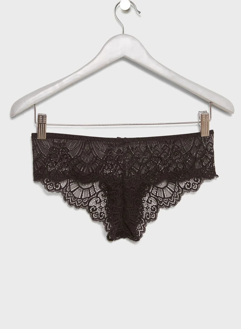 Cotton On Body Lace Detail Boyleg Brief