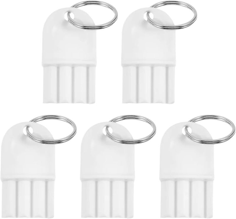 Universal Toilet Paper Dispenser Key 10pcs Metal Plastic Commercial Replacement - Image 2