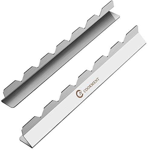 JY COOKMENT Kabob Rack For Kebab Skewers - Stainless Steel BBQ Rack Build Compatible with Wood, Round, Metal, Flat or Bamboo Skewers - BBQ Grilling Accessories by JY COOKMENT - Image 1