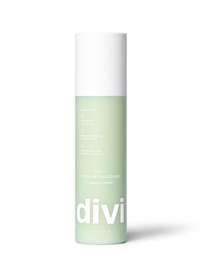 DiVi - divi 3-in-1 Leave-In Conditioner - Lightweight Formula to Detangle and Hydrate Hair While Protecting Against Heat - 6 Fl Oz - Image 1