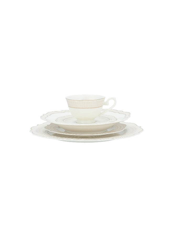 La Mesa La Mesa pink fine bone china dinner set 32 pcs  - Image 1